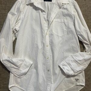 American Eagle Outfitters Crisp White Casual Shirt